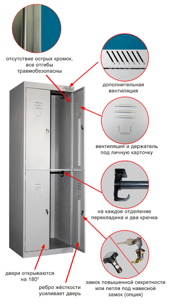 Металлический шкаф ШРК-24-600
